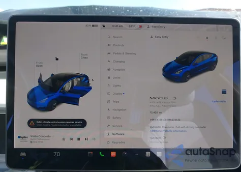 2021 Tesla Model 3 Long Range Dual Motor All-Wheel Drive из США, поврежденный, VIN 5YJ3E1EB1MF873519
